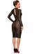 Класична прозора сукня Noir Handmade F182 Classic dress made of elastic tulle, розмір S картинка 2