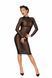 Класична прозора сукня Noir Handmade F182 Classic dress made of elastic tulle, розмір S картинка 5