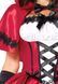 Костюм красной шапочки Leg Avenue Gothic Red Riding Hood, размер L картинка 5