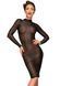 Класична прозора сукня Noir Handmade F182 Classic dress made of elastic tulle, розмір S картинка 1