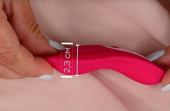 Вибратор в трусики с пультом и подогревом + трусики Liebe Panty Vibe Recargable Cerise, размер S-M картинка
