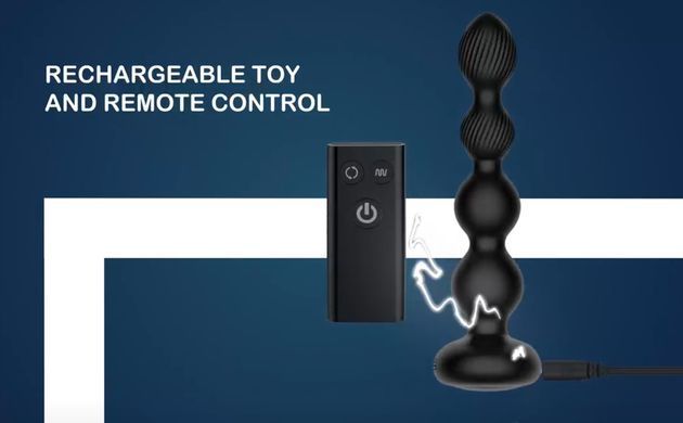 Анальный вибратор с вращением Nexus Tornado Probe Edition (диаметр 3,5 см) картинка