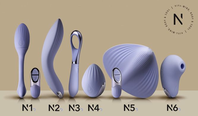 Віброяйце з пультом дистанційного керування і вібруючим хвостиком NIYA №1 The Kegel Massager (діаметр 3,9 см) зображення