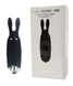 Мини вибратор кролик Adrien Lastic Pocket Vibe Rabbit Black, Чорний картинка 2