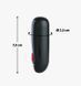Віброкуля пластикова Fun Factory Massage BULLET black (діаметр 2,5 см) картинка 7