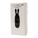 Мини вибратор кролик Adrien Lastic Pocket Vibe Rabbit Black, Чёрный картинка 5