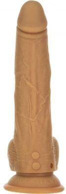 Фаллоимитатор с пульсацией и пультом ДУ Naked ADDICTION Dominic 9&Prime; Caramel (диаметр 4,2 см) картинка