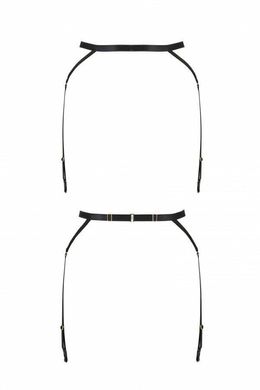 Пояс-стрепы с подвязками для чулок Passion Exclusive MEGGY GARTER BELT black, размер L/XL картинка