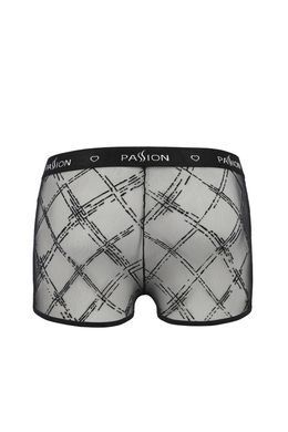 Прозорі чоловічі труси Passion 032 SHORT JAMES black, розмір S/M зображення