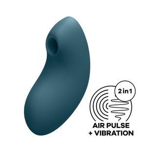 Вакуумный стимулятор с вибрацией Satisfyer Vulva Lover 2 Blue картинка