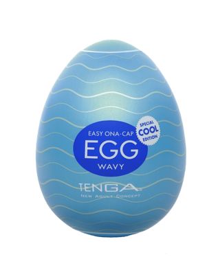 Мастурбатор-яйцо Tenga Egg Wavy Special COOL Edition (охлаждающий) картинка