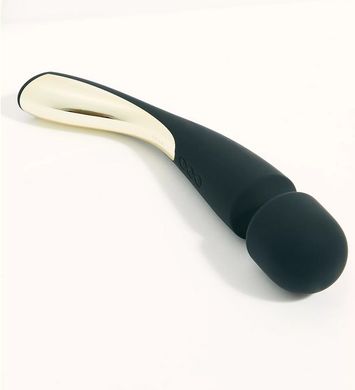 Вибромассажер - микрофон LELO Smart Wand 2 Medium Black (длина 21 см) картинка