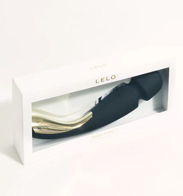 Вибромассажер - микрофон LELO Smart Wand 2 Medium Black (длина 21 см) картинка