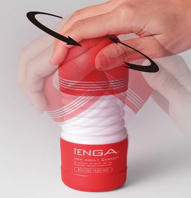 Мастурбатор з інтенсивною стимуляцією головки Tenga Rolling Head Cup NEW зображення