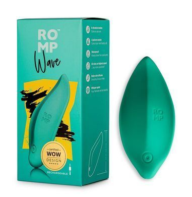 Кліторальний вібратор-хвиля під одяг Wave by Romp зображення
