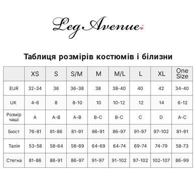 Минималистичное боди-бикини со стразами Leg Avenue Wrap around bikini bodysuit Black One Size картинка