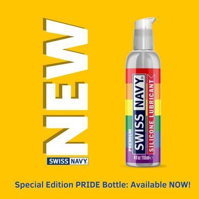 Лубрикант на силіконовій основі Swiss Navy Silicone Pride Edition (118 мл)  зображення