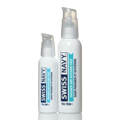 Лубрикант на водній основі без гліцерину Swiss Navy Paraben and Glycerin Free, без запаху (118 мл) зображення