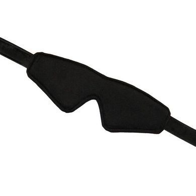 Маска на очі вельветова Liebe Seele Boudoir Amor Blindfold Black зображення