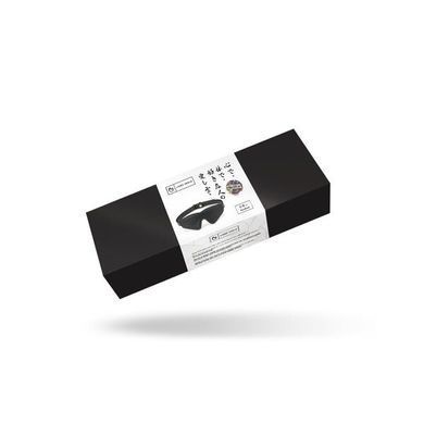 Маска на очі вельветова Liebe Seele Boudoir Amor Blindfold Black зображення