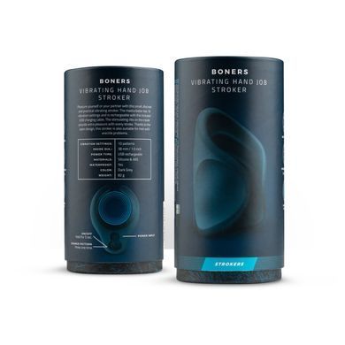 Мастурбатор відкритий з вібрацією Boners Vibrating Hand Job Stroker зображення