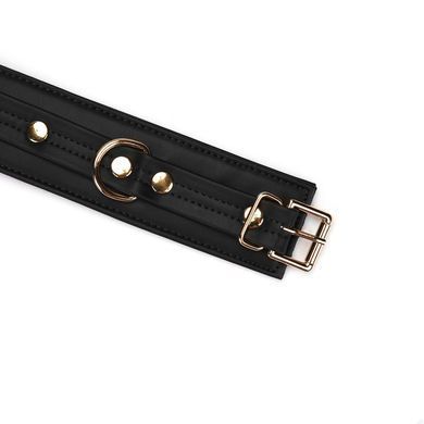 Наручники Liebe Seele Black Organosilicon Wrist Cuff зображення
