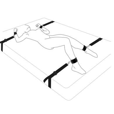 Розтяжка на ліжко Art of Sex BDSM No pain - No game зображення