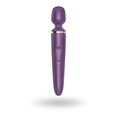 Вибромассажер - микрофон Satisfyer Wand-er Woman Purple/Gold, размер XXL картинка