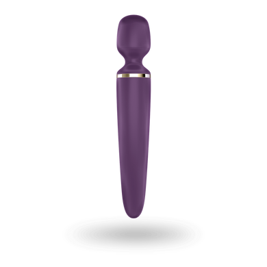 Вибромассажер - микрофон Satisfyer Wand-er Woman Purple/Gold, размер XXL картинка