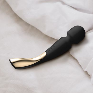 Вибромассажер - микрофон LELO Smart Wand 2 Medium Black (длина 21 см) картинка