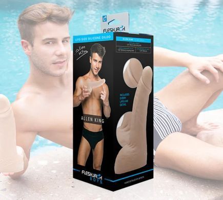 Фаллоимитатор реалистичный Fleshjack Boys: Allen King Dildo (диаметр 4,6 см) картинка