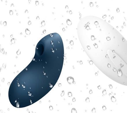 Вакуумний стимулятор із вібрацією Satisfyer Vulva Lover 2 Blue зображення