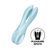 Клиторальный вибратор с тремя пальчиками Satisfyer Threesome 1 Light Blue картинка