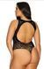 Ажурное боди со шнуровкой и открытым доступом Obsessive B129 teddy black, размер S/M/L картинка 8