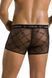 Прозорі чоловічі труси Passion 032 SHORT JAMES black, розмір S/M картинка 2