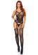 Ажурний бодістокінг з доступом Leg Avenue Jacquard net bodystocking OS Black картинка 4