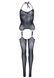 Ажурний бодістокінг з доступом Leg Avenue Jacquard net bodystocking OS Black картинка 3