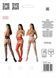 Еротичні колготки з плетінням на стегнах та доступом Passion S030 One Size, black картинка 5