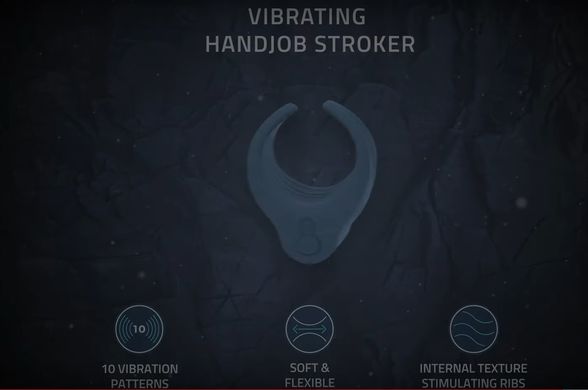 Мастурбатор відкритий з вібрацією Boners Vibrating Hand Job Stroker зображення