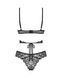Ажурный комплект Obsessive Blomentis 2-pcs set, размер XS/S картинка 4