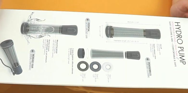 Автоматична гідропомпа 2-в-1 Dorcel HYDRO PUMP (довжина пеніса до 20 см) зображення