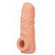 Насадка на член с отверстием для мошонки Kokos Nude Sleeve NS 001, размер M картинка 1
