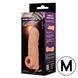Насадка на член с отверстием для мошонки Kokos Nude Sleeve NS 001, размер M картинка 2