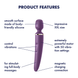 Вибромассажер - микрофон Satisfyer Wand-er Woman Purple/Gold, размер XXL картинка 13