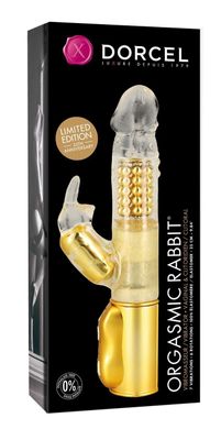 Вибратор - кролик Dorcel Orgasmic Rabbit Gold с массажными бусинами (диаметр 3,8 см) картинка