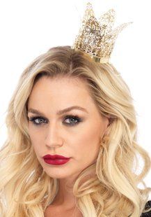 Металлическая мини-корона Leg Avenue Filigree crown Gold картинка