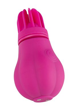 Вібратор з насадками, які обертаються Adrien Lastic Caress Pink зображення