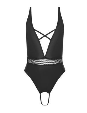 Боди с доступом Passion KRISTEEN BODY black, размер L/XL картинка