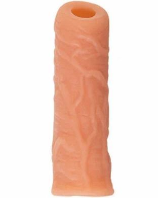 Насадка на член з отвором для мошонки Kokos Nude Sleeve NS 001, розмір L зображення