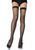 Чулки в мелкую сетку Leg Avenue Nylon Fishnet Thigh Highs OS Black картинка